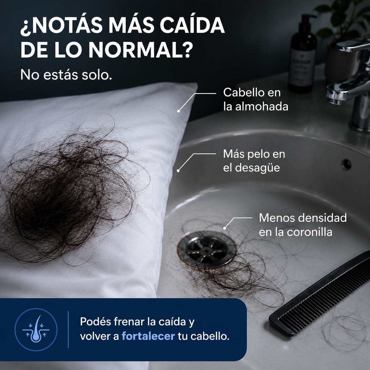 Excalvo Shampoo Clínico para el Crecimiento del Cabello